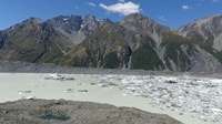タスマン氷河湖パノラマ
