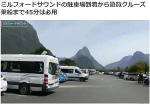 ミルフォードサウンドの有料駐車場ブログ